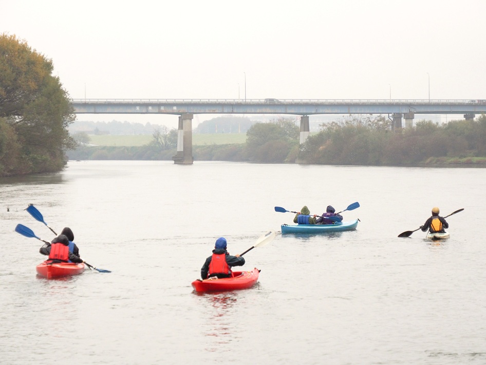 利根川カヌー体験
