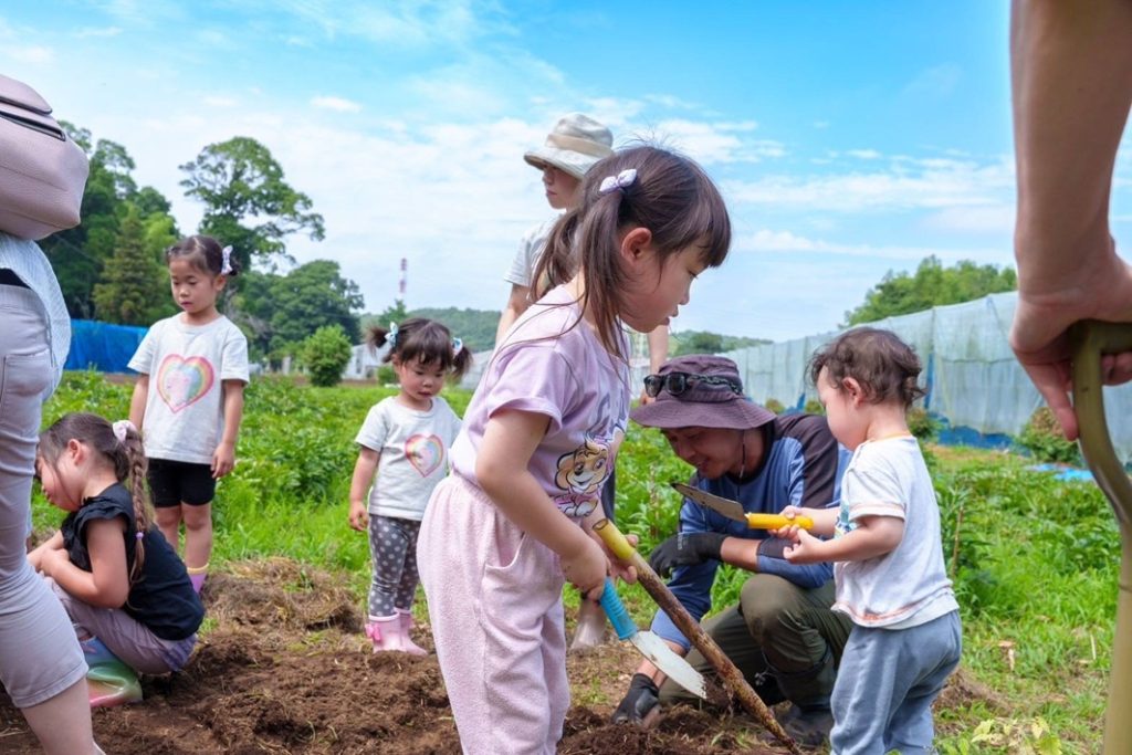 自然野菜と子どもと、地域コミュニティー 川崎賢一さん(習志野市在住)