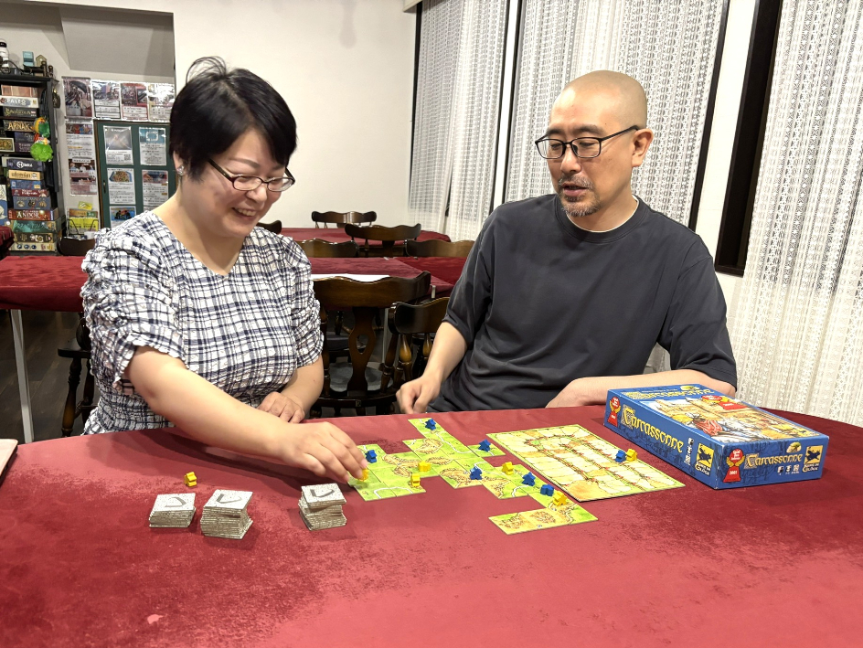 思い出の「カルカソンヌ」をプレー中