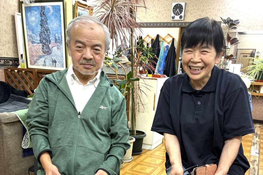 青山理容 互いを尊敬し合う和夫さん・たか子さん夫妻