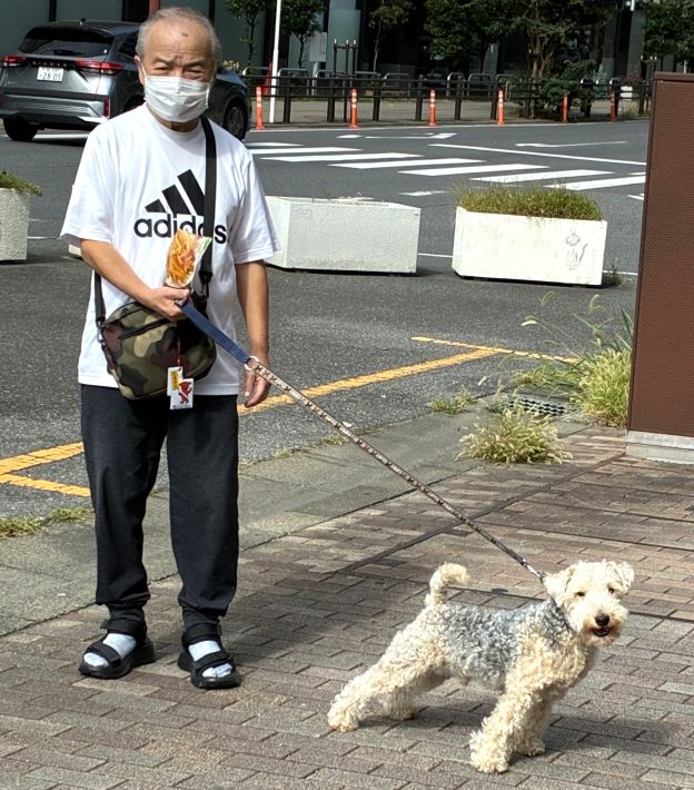 青山理容 愛犬リーフとの散歩は、心と体の元気の源