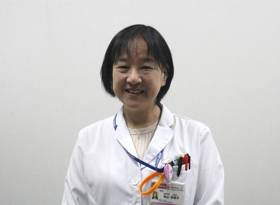 ユニスマイル薬局 イルカ店
薬局長
秋山恵美子さん