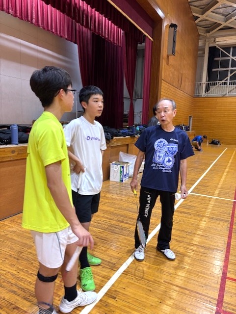 四街道北中バドミントンクラブコーチ 森俊樹さん