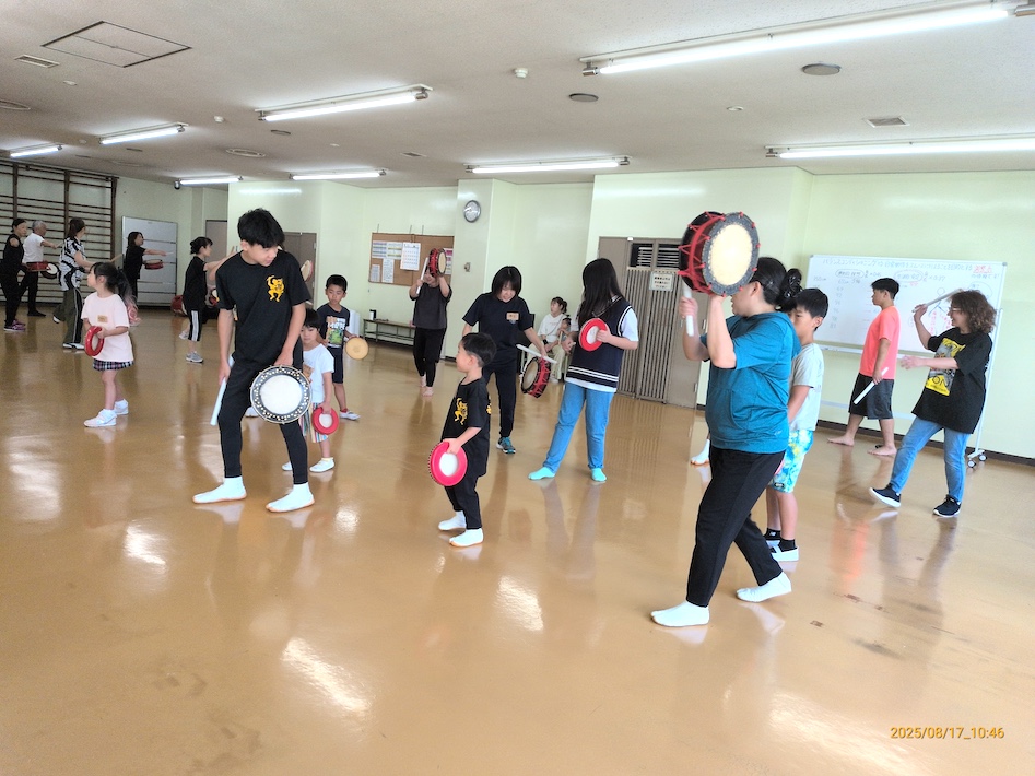 エイサーで「うむしるむん」を体感しよう! 野田エイサー遊び家