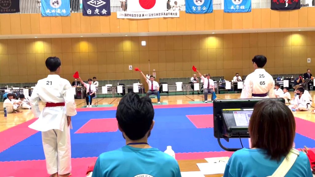 剛柔流空手道剛龍会所属 早山結也さん(船橋市在住)