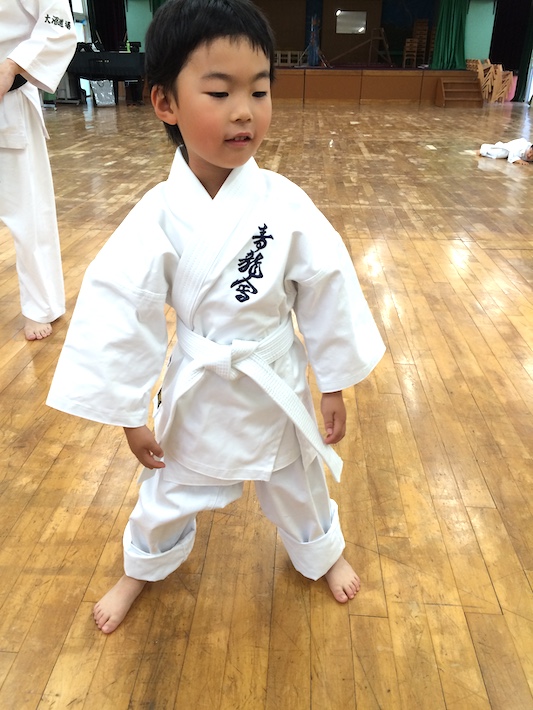 剛柔流空手道剛龍会所属 早山結也さん(船橋市在住)