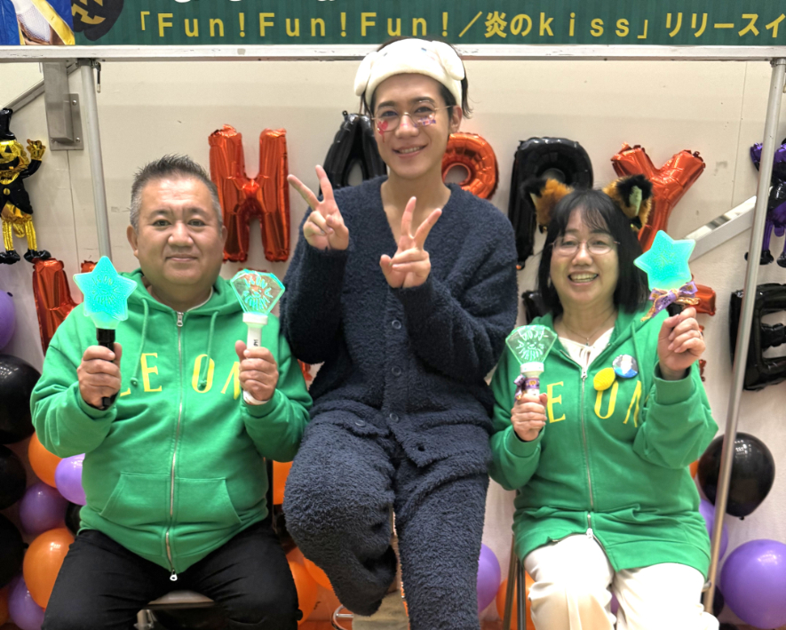 ハロウィーンイベントでレオンさんとパチリ!