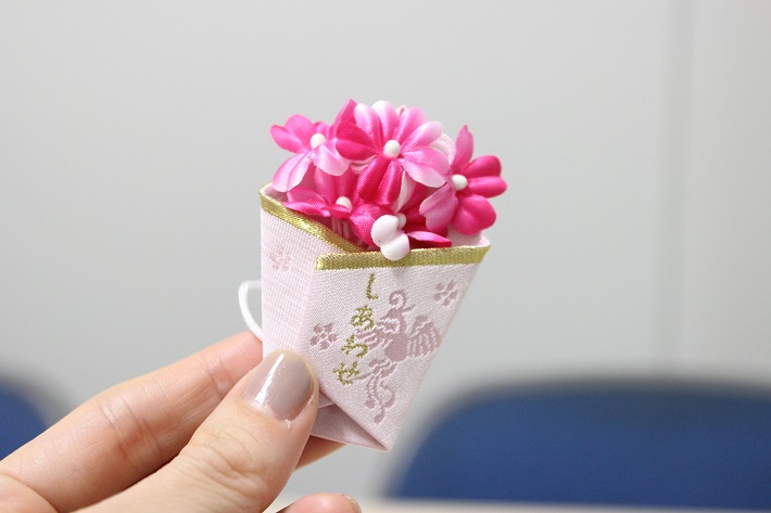 菊田神社の花束のお守り