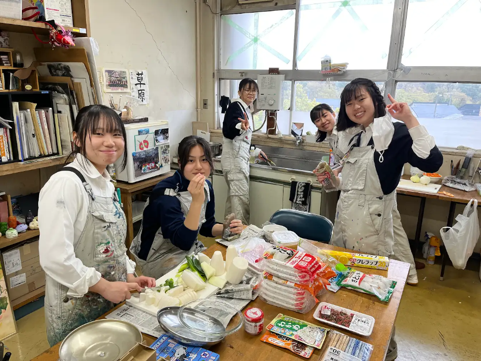 厳しくも楽しい美術部の合宿