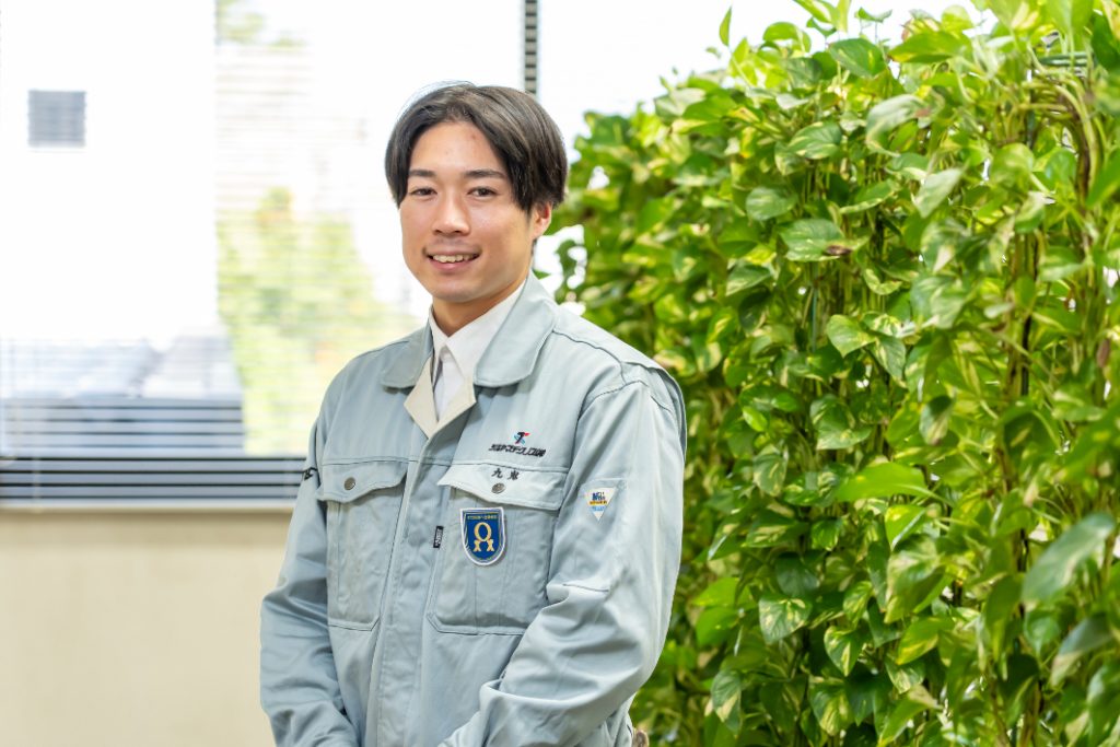 2015年入社　九鬼 廣太（くき こうた）さん　営業本部　品質管理部　品質管理課　品質管理者