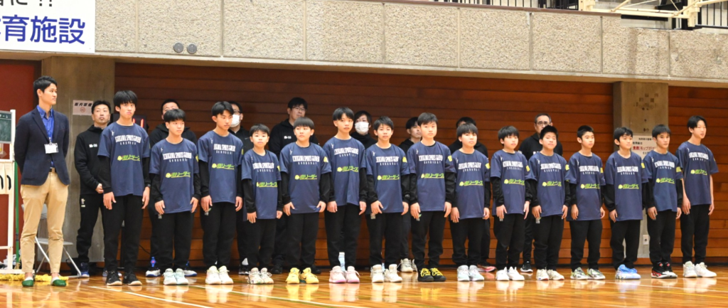 体験会に携わった、ISG U15 バスケットボールクラブチーム