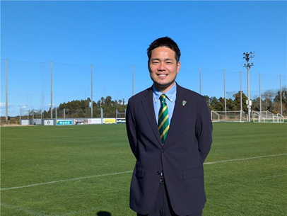 代表取締役社長・佐藤健さん（市原市喜多のVONDSグリーンパークにて）