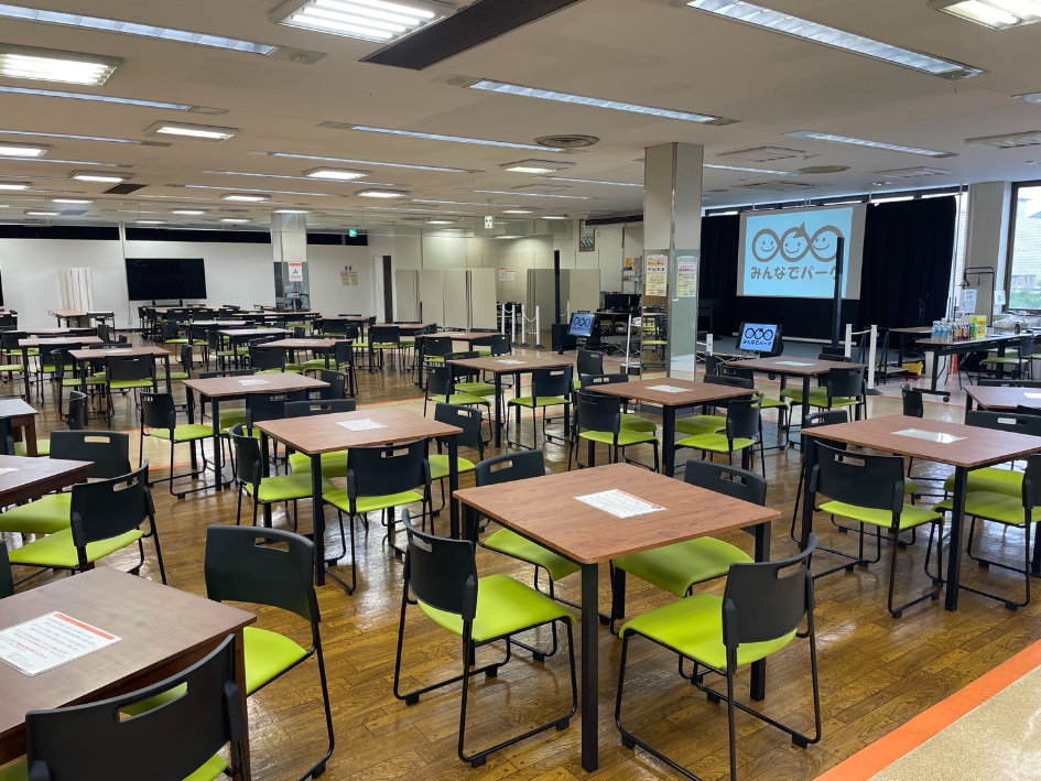 広々としたフリースペース