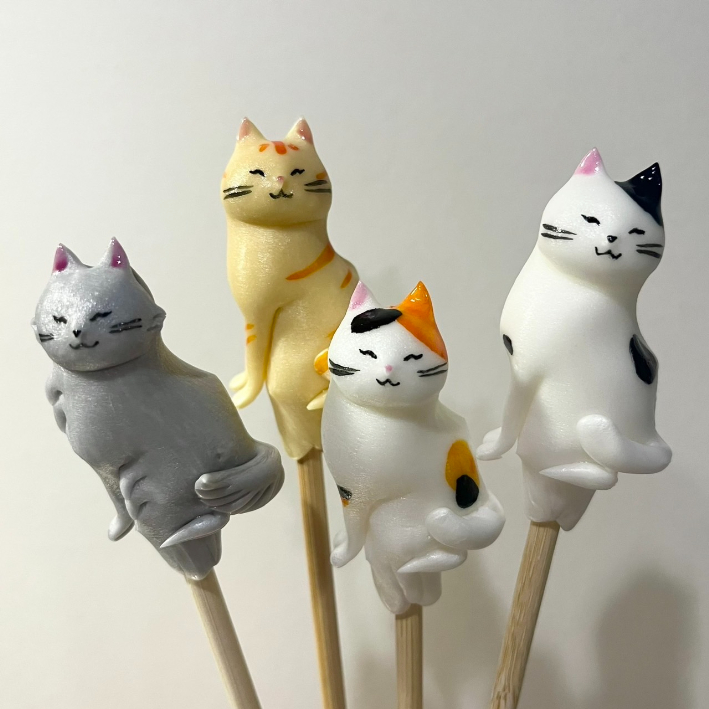 ツキヒノ祭りには猫のあめ細工が登場予定