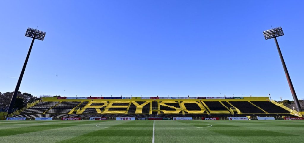 客席とピッチが近い　©KASHIWA REYSOL