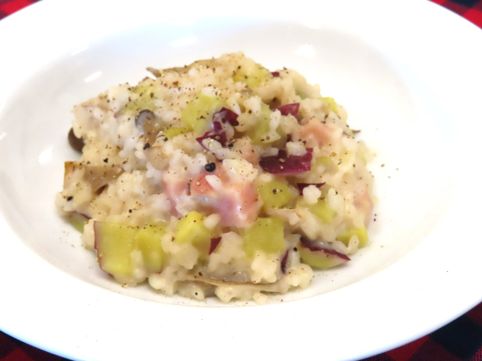 秋の味覚・さつまいもリゾット（４人分）