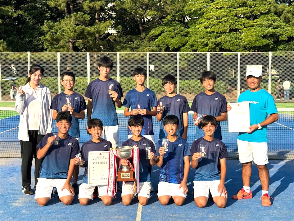 全国選抜大会に男女団体アベック出場へ 打瀬中学校硬式テニス部が千葉県初の快挙