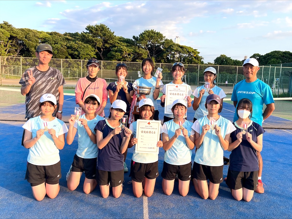 全国選抜大会に男女団体アベック出場へ 打瀬中学校硬式テニス部が千葉県初の快挙