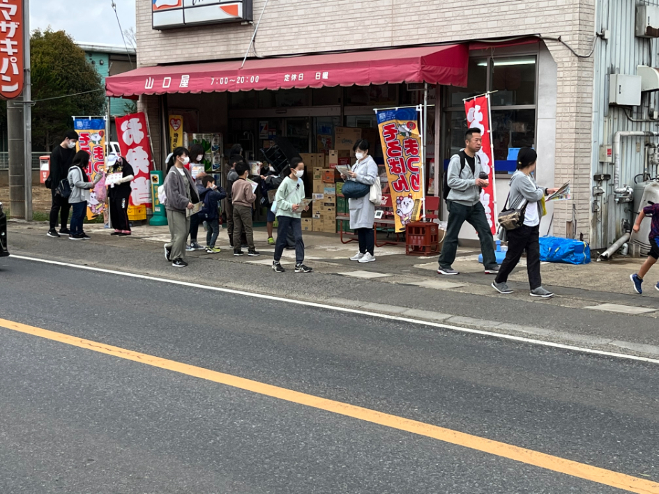 過去のウォークラリーの様子