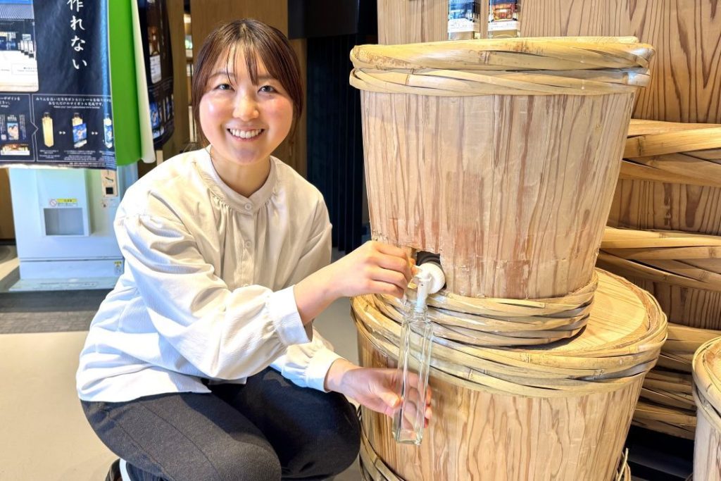 白みりんミュージアム「 てりやきフェスティバル」　館内のプリクラ機で写真を撮って Myみりんボトルが作れます