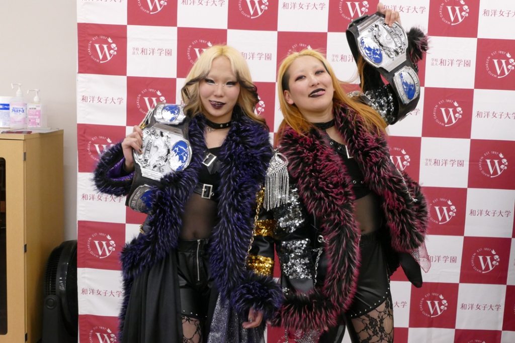 和洋女子大学の学生が制作した女子プロレス衣装を発表!選手からも高評価【船橋市・市川市】