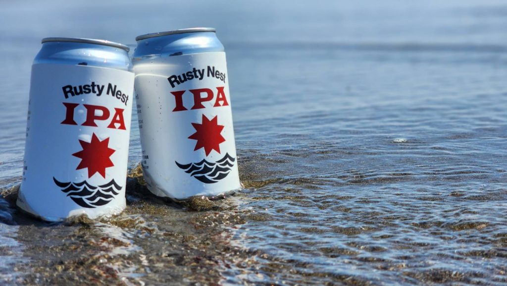 白里海岸の「海」を表現する定番のRusty Nest IPAシリーズ