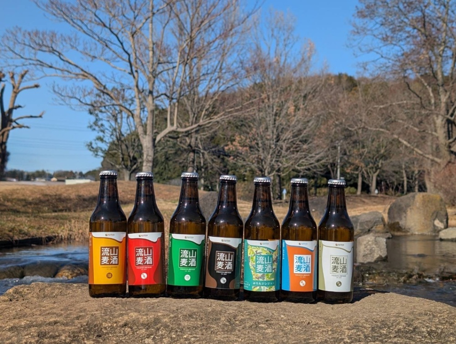 流山の風景が浮かぶ定番７種（みりんジンジャーは右から3番目）