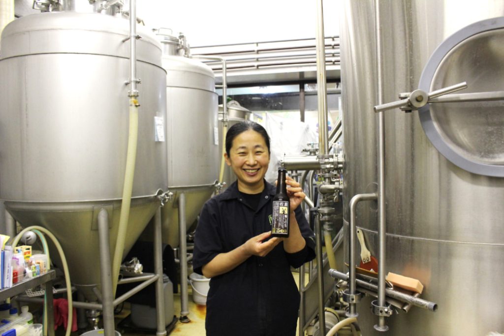1998年からビールを造り続けている女性醸造家の鍵谷百代さん