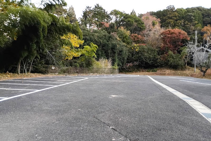 大福山展望台の手前にある駐車場