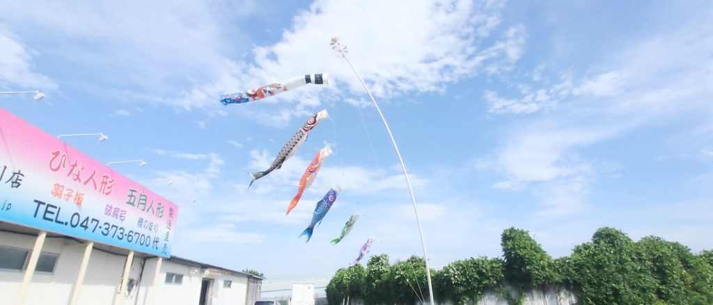 わが子が初めて接する職人技　江戸手描きこいのぼり職人「三代目　金龍」