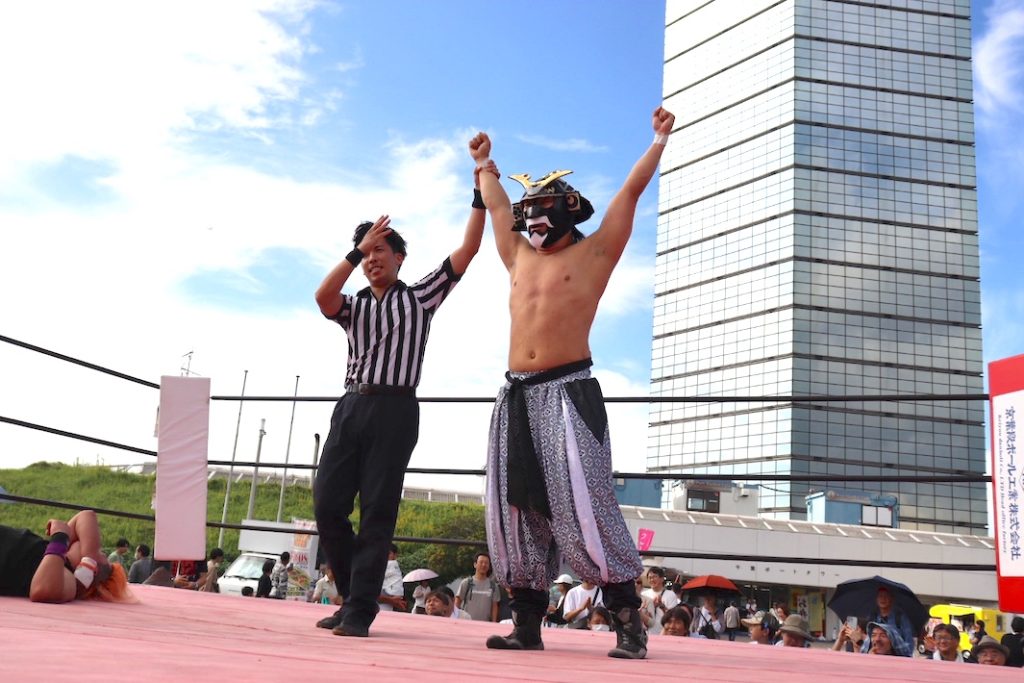 千葉をもっと元気に熱く　2AWからデビュー！ 地域のヒーロー「マスクド常胤」