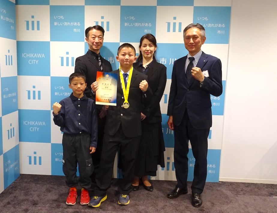 全国少年少女選抜レスリングで連続優勝　宮藤壱伍くん（市川市在住）