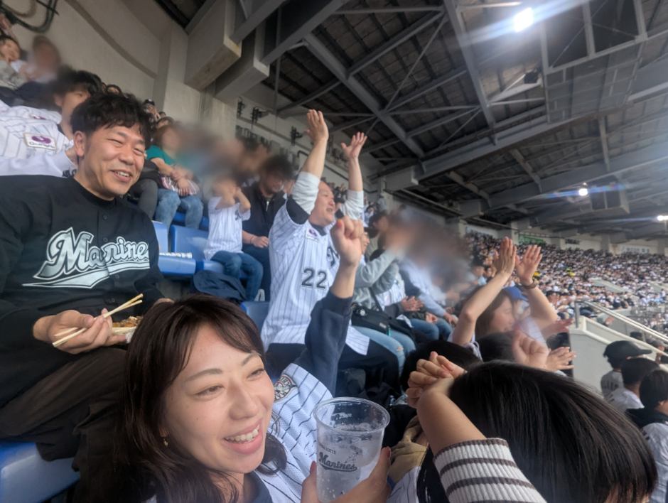 選手の活躍に客席も大盛り上がり！