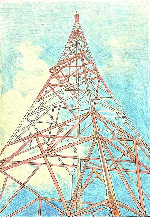 清水晴木の千葉コラム 千葉の東京タワー イラスト/めぐ