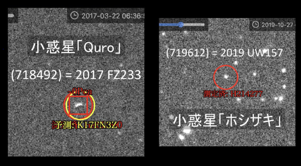 地球接近天体(NEO)から地球を守る「スペースガード」漫画『恋する小惑星』と、それにちなんで命名された 小惑星画像