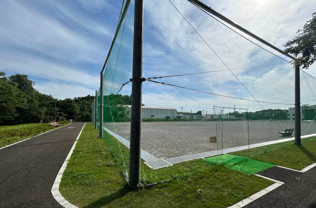伸び伸びボール遊びができる広場が誕生! さわやかボール遊び広場