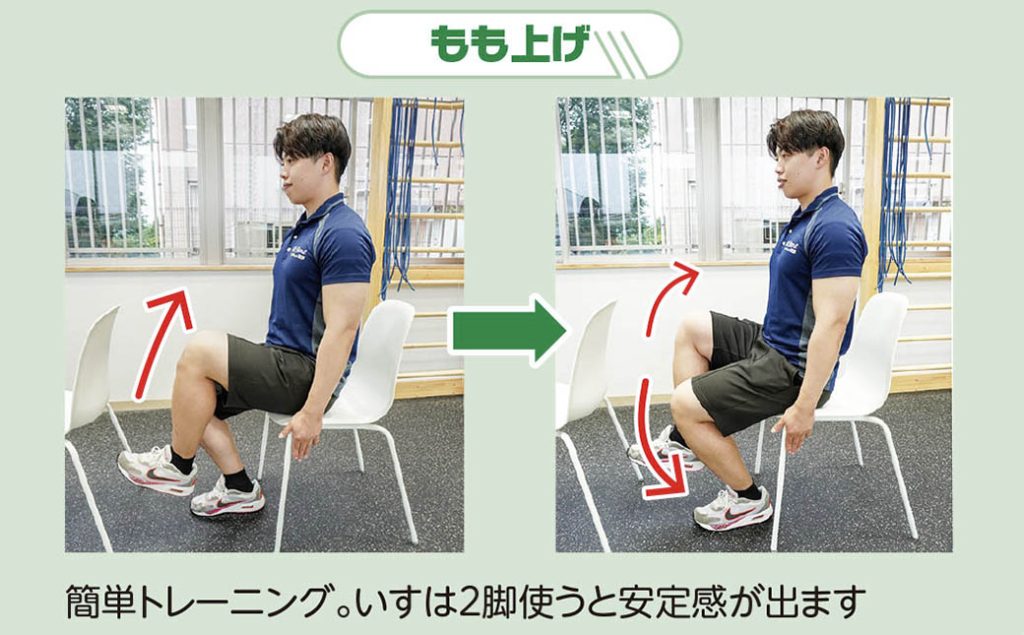 もも上げ