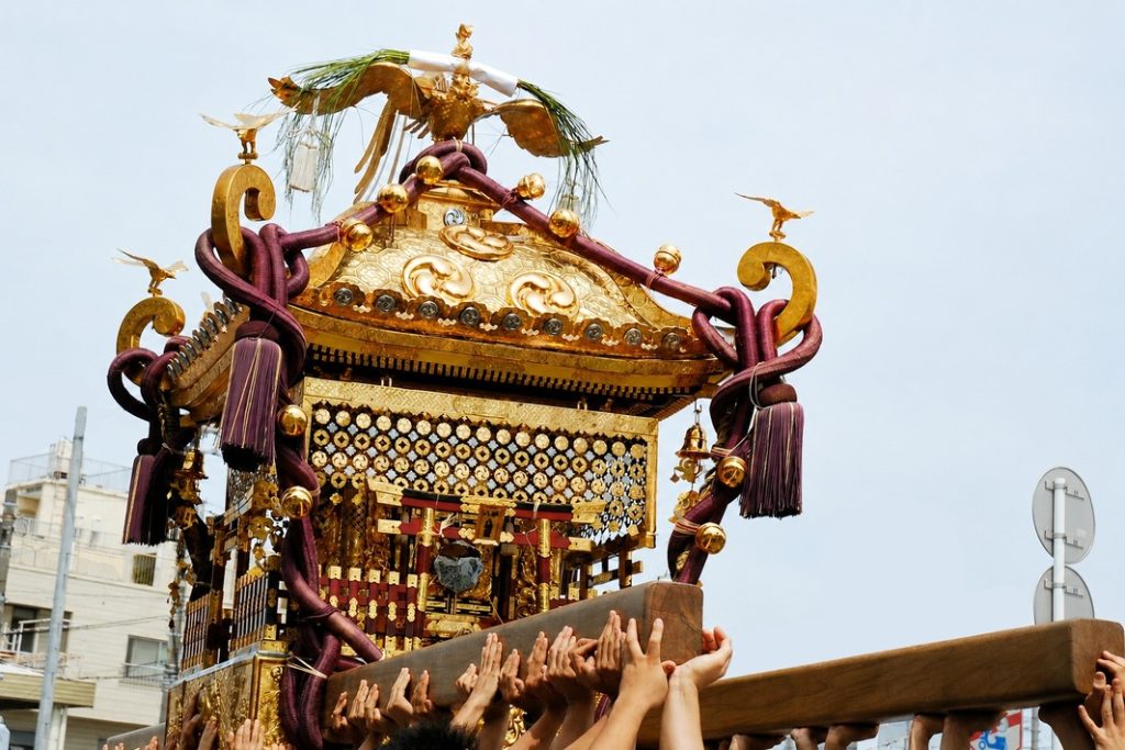 令和３年の改修で、美しく蘇った大神輿