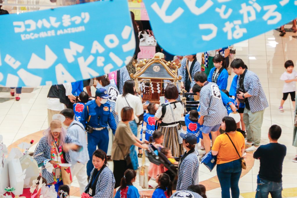 毎年大人気の「子どもみこし」