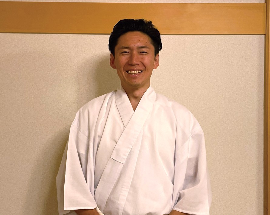 話を聞かせてくれた禰宜の八剱さん