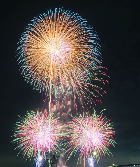木更津港まつり　14000発の花火が夜空を彩ります