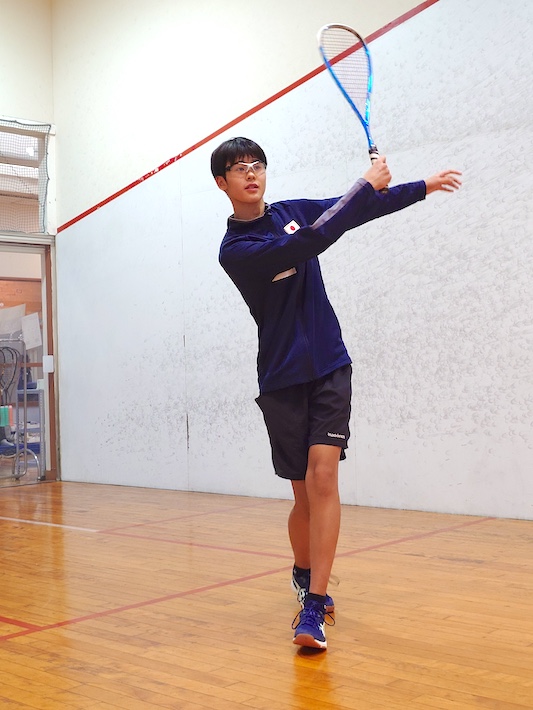 スカッシュで世界に挑む　藤田純哉さん（八千代市在住）