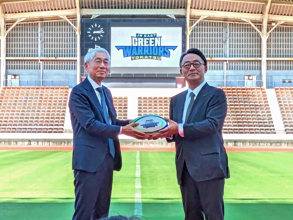 レールとつなぐラグビーの絆　JR東日本グリーンウォリアーズ東葛始動！