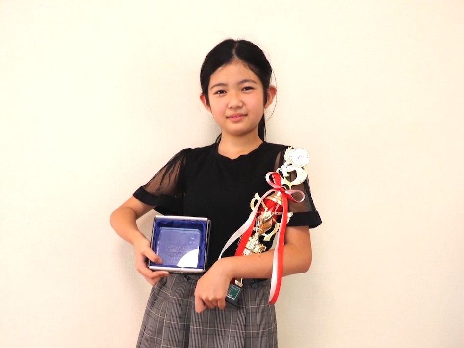 国際バイオリンコンクール　3位入賞　小さなバイオリニスト雨宮里桜さん（四街道市在住）
