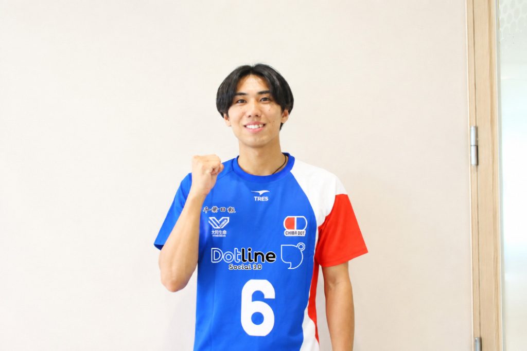 松下正明選手／仲間を鼓舞して盛り上げます！